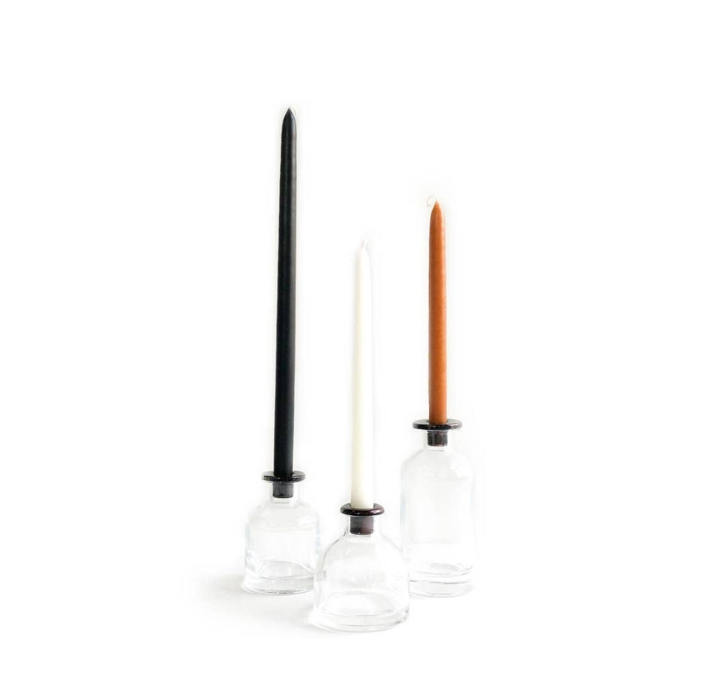 Skinny Taper Glass Candle Holder